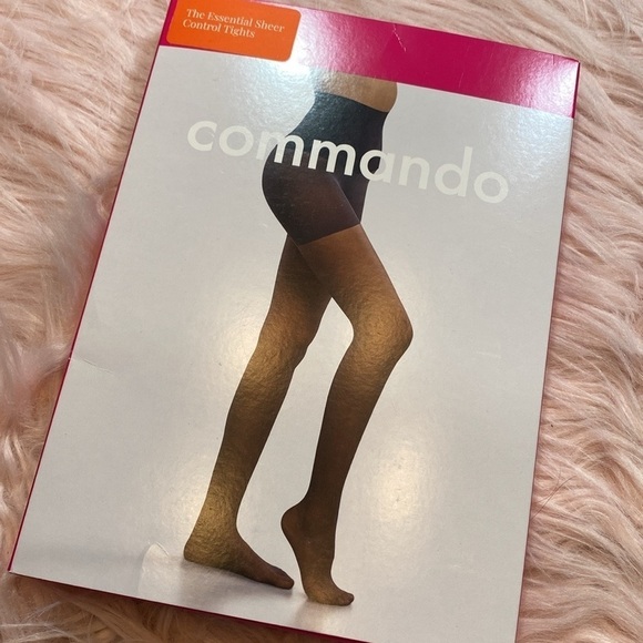 NWT Commando The Essential Sheer Medium Nude Control Tights - Picture 2 of 9